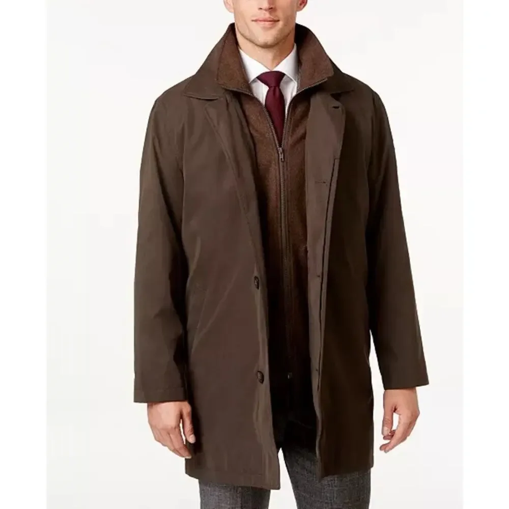 Lauren Ralph Lauren Edgar Classic Fit Raincoat Removable Lining Utility Chore